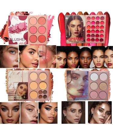  dewdat Makeup Palette for Women - Long Lasting Multi-Color - Travel Palette for Highlighter and Eyeshadow for Beginners Ladies and Girls Daily Use Wedding Travel Party Anniver - Buy Online on GoSupps.com