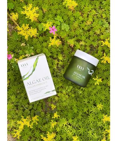 Algae Oil Ethical Omega-3 Supplement sourced from Algae. 550 Omega-3 300 DHA 150 EPA - Vegan Friendly - Buy Online on GoSupps.com