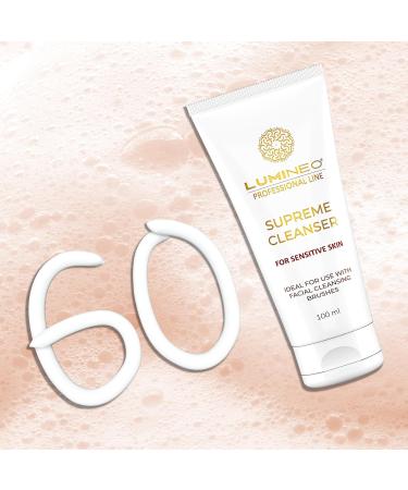 Lumineo Facial Gel developed for electric facial brushes facial cleansing gel particularly smooth facial wash gel gel pore cleansing makeup remover for the face Sensitive skin - Buy Online on GoSupps.com