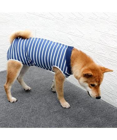 Luxury Dog Coat for Post-Op Recovery | Soft Cuddly Vest for Dogs & Cats | Blue (S) - Buy Online on GoSupps.com