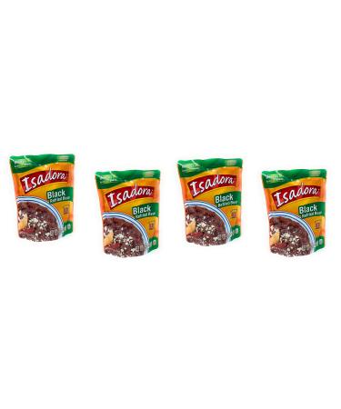 Isadora Black Refried Beans  pack 4