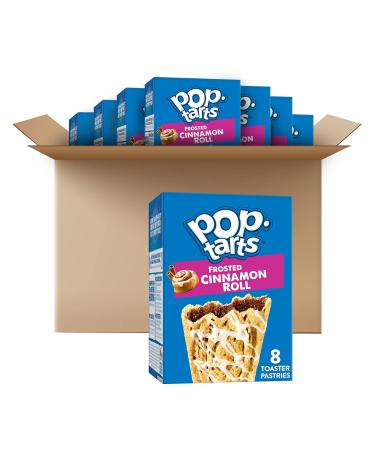 Pop-Tarts, Breakfast Toaster Pastries, Frosted Cinnamon Roll, 6.772lb Case (32 Count)