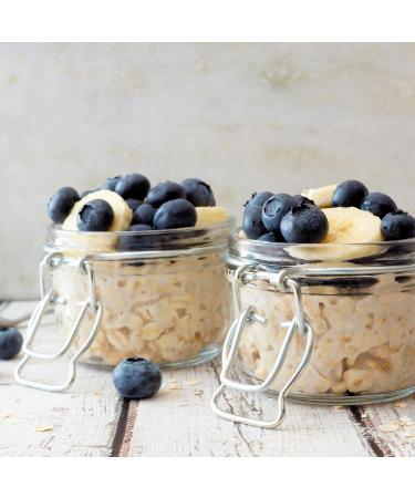 Yupik Organic Regular Rolled Oats 1 kg Non-GMO Kosher Vegan Steamed Rolled and Lightly Toasted Whole Oat Groats Salt-Free Good Source of Fiber Ideal for Baking & Topping 1 kg (Pack of 1) - Buy Online on GoSupps.com