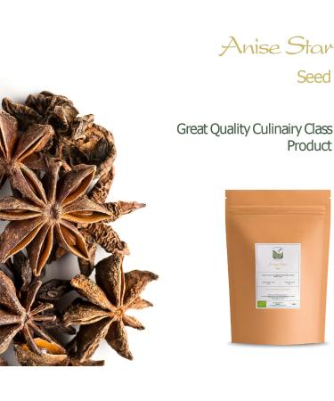 Organic Anise Star Seed Tea - Illicium Verum Herbal Infusion 200g - Buy Online on GoSupps.com
