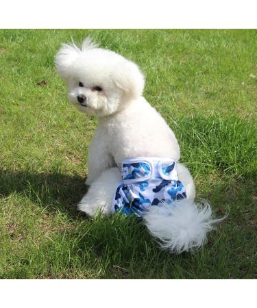 Joydaog Reusable Dog Diapers for Large Dogs - 4 Pack Camouflage Colors | Size L - Buy Online on GoSupps.com