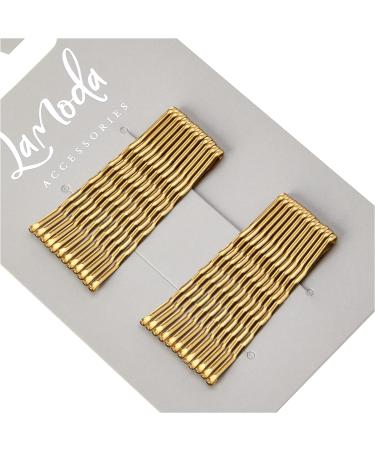 La Moda Hairgrips Medium Blonde 24 Count - Pack of 1 - Buy Online on GoSupps.com