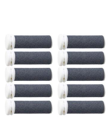 Mineral Replacement Rollers 10 Pack Compatible with Emjoi Micro Callus Remover for Extremely Rough and Hard Skin