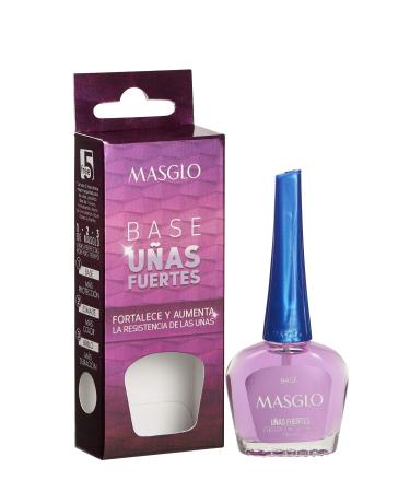 Masglo Nail Base Coat Strong Nails - Base U as Fuertes 0.5 Fl. Oz.