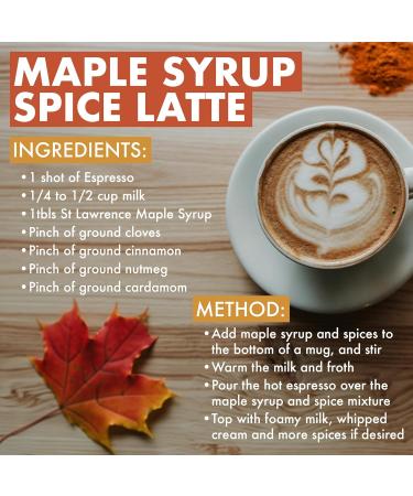 St Lawrence Gold Organic Maple Syrup 250ml - Grade A Pure Canadian Amber Maple Syrup - Buttery Caramel Taste - Gluten Free Vegan - 1 Pack - Buy Online on GoSupps.com