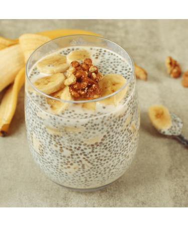 Black Chia Seeds - Premium Quality Organic Non-GMO Gluten-Free High in Omega-3 Protein & Fiber Ideal for Smoothies Baking and Healthy Snacks (454g (1lb)) - Buy Online on GoSupps.com