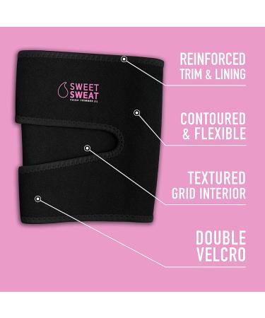 Sweat Slimming Thigh Trimmers for Men & Women | Sports Research | Medium Pink - Buy Online on GoSupps.com