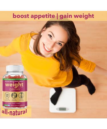 Holistic MD Gainer Gummies for Women Men Elderly and Kids | Clinically Studied Ingredients | 10 in 1 with L-Lysine Gentian Root Vitamin B | Non-GMO Sugar Free Vegan | 60 Count - Buy Online on GoSupps.com