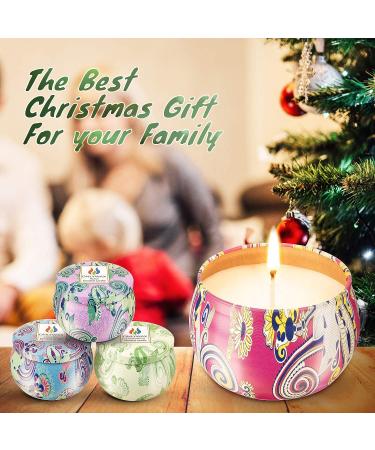 Onlywax 4 x 125g Scented Soy Wax Candles Gift Set Rose Lavender Vanilla Lemongrass Aromatherapy for Women - Buy Online on GoSupps.com