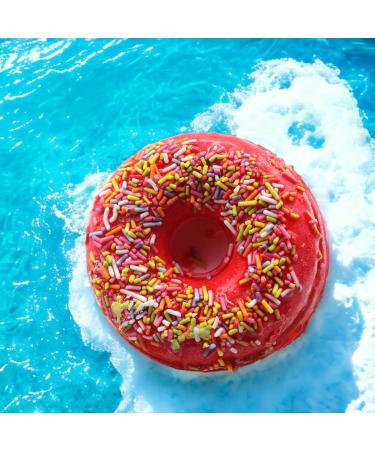 Strawberry-Banana Bath Bomb Doughnut: Ultimate Spa-Grade Aromatherapy Deep Moisturising Bliss Relaxation & Stress Relief Luxurious Bath Experience Perfect for Pampering 180g - Buy Online on GoSupps.com