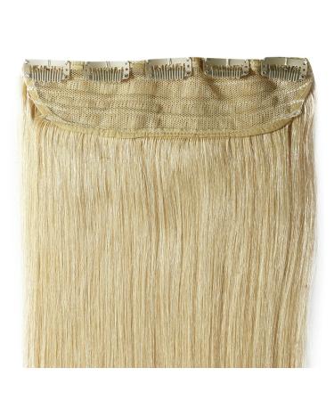 Clip-in Real Hair Extensions - 60cm Remy Hair with 5 Clips (#613 Light Blonde 105g) - Buy Online on GoSupps.com