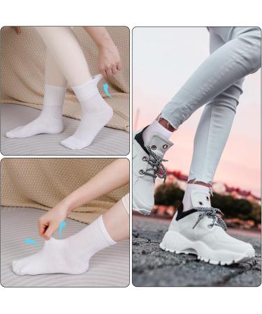 Apricitie 8 Pairs Tennis Socks - Unisex Sports Running Socks for Men & Women (Size 35-38) - Comfortable White Athletic Socks for All Sports - Buy Online on GoSupps.com