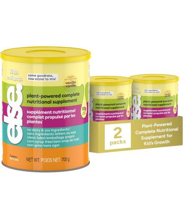 Else Nutrition Plant-Based Kids Supplement Ages 2-12 Dairy-Free Complete Nutrition Drink Vanilla 700g 2-Pack with Bonus 8-Pack Ready to Drink (4 Vanilla & 4 Chocolate) Canada - Buy Online on GoSupps.com