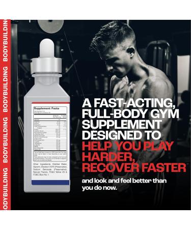 Muscle Maker Post Workout Serum - Boost Men's Health with Antioxidants Vitamin C Zinc & Creatine | 5.1 Fl Oz - Buy Online on GoSupps.com