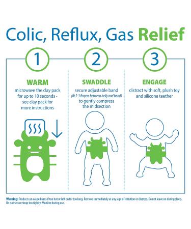 Dr. Browns Gripebelt: Heated Tummy Wrap for Colic & Gas Relief in Babies - Blue Monster - Buy Online on GoSupps.com