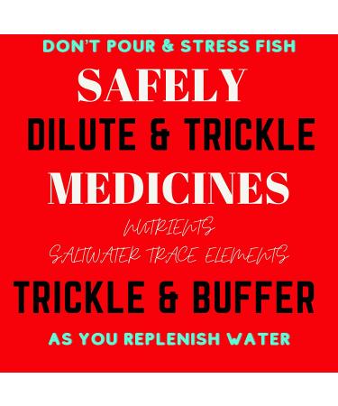 Premium Aquarium Water Conditioner & Clarifier for Fish Tanks | Drip Dispenser for Ich & Shrimp Treatment - Buy Online on GoSupps.com