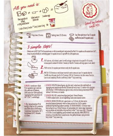 Betty Crocker | Zesty Lemon Cake Mix 425g | Lemon Flavour Cake Mix | Suitable for Vegetarians - Buy Online on GoSupps.com