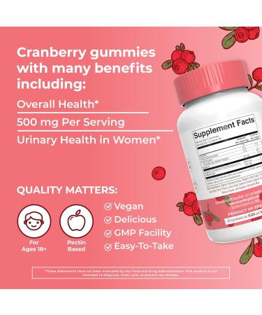 MaryRuth Organics Cranberry Gummies & Zinc Drops | USDA Organic Clean Label Project Verified | Vitamins for Urinary Tract Health & Immunity | Vegan Non-GMO No Gelatin Gluten Free - Buy Online on GoSupps.com