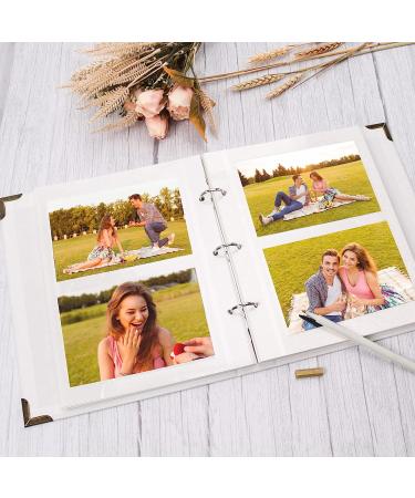 Vienrose Self Adhesive Photo Album & Scrapbook Kit - 40 Pages Hardcover for Anniversary, Wedding, Friends & Kids - 9'' x 10.6'' - Black - Buy Online on GoSupps.com