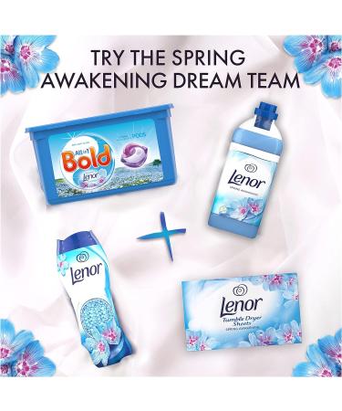 Lenor Tumble Dryer Sheets 408 (34x12) - Spring Awakening Scent | Long Lasting Freshness - Buy Online on GoSupps.com