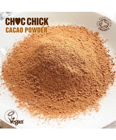 Choc Chick Organic Raw Cacao Powder 100g - Sugar Free | Vegan | Gluten Free - Pack of 1 - Buy Online on GoSupps.com