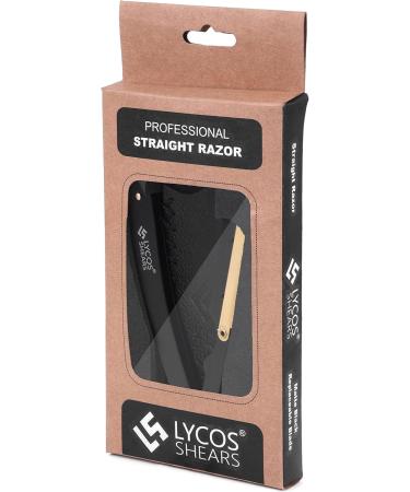 LYCOS Shears Classic Matte Cut Throat Razor Kit for Men - Gold Plated - Stainless Steel Professional Barber Straight Razor - Salon Quality Hair Shaver - Foldable Hair Beard Razor - Buy Online on GoSupps.com