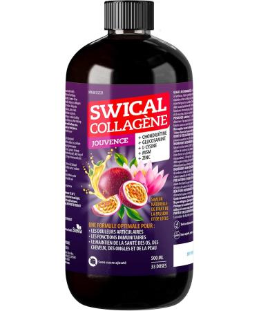 Swical Collagen Rejuvenate Liquid Collagen for Overall Wellness and Vitality 500 ml Natural Passion Fruit and Lotus Flavor - Buy Online on GoSupps.com