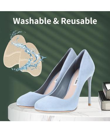 3 Pair Metatarsal Pads for High Heels | Comfort Insoles & Foot Cushions for Pain Relief | Morton's Neuroma & Forefoot Pads - Beige - Buy Online on GoSupps.com