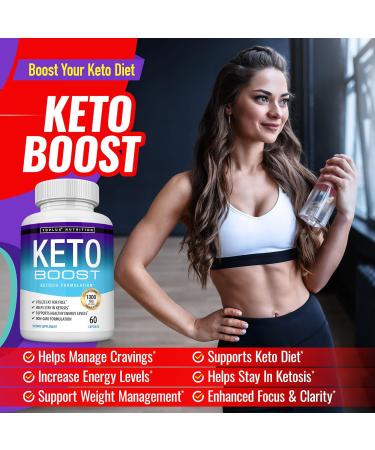Keto Boost Diet Pills Ketosis Supplement - Natural Exogenous Keto Formula Support Energy & Focus Advanced Ketones for Ketogenic Diet Keto Diet Pills for Men Women V1 - Buy Online on GoSupps.com