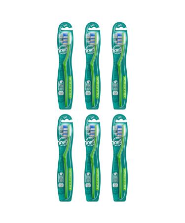 Tom's of Maine Naturally Clean Toothbrush Soft 6-Pack