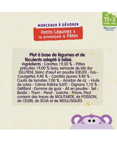 Bl dina Pieces to devour with Provencal Vegetables & Pasta 6 x 200g - Buy Online on GoSupps.com