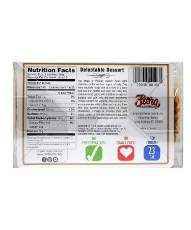 Flora Foods Pizzelle Cookies - Sweet Italian Waffle Cookie (Dulce de Leche) - Delicious Snack - Buy Online on GoSupps.com