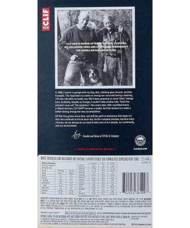 CLIF BAR Mixed Selection Box - Chocolate Chip, Peanut Butter, White Chocolate Macadamia - 12 Plant Based Bars - Buy Online on GoSupps.com