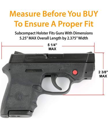 ComfortTac Ultimate Pocket Holster | Ultra Thin & Comfortable Carry | Fits Most Pistols & Revolvers - Glock, S&W, Ruger, Taurus & More - Buy Online on GoSupps.com