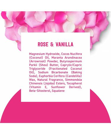 Schmidt's Aluminum-Free Natural Deodorant - Rose & Vanilla, 24-Hour Odor Protection, Vegan & Cruelty-Free - Buy Online on GoSupps.com