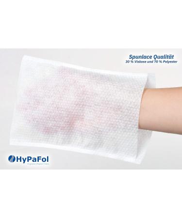 Buy Hypafol Single-Wash Gloves (1000 Pack) - Soft Skin-Friendly Disposable Flaps for Body & Intimate Care - Perfect for Babies & Adults - 15x23cm Tear-Resistant Fabric - Buy Online on GoSupps.com