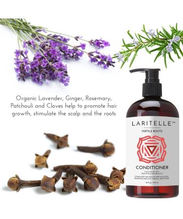 Organic Anti-Thinning Conditioner | Strengthen & Rejuvenate Hair | Ayurvedic Herbs for Hair Loss Prevention & Growth | Lavender Ginger Rosemary - Buy Online on GoSupps.com