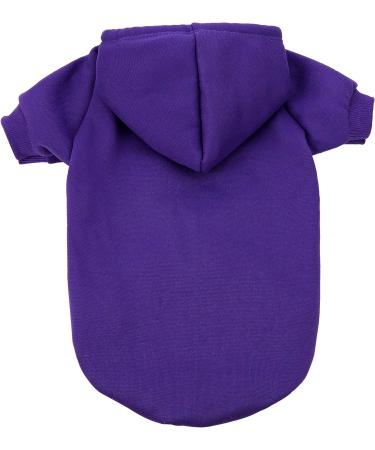 Medium Purple Dog Sweatshirt Pet Hoodie | Doggie Clothes for Medium Dogs - Buy Online on GoSupps.com