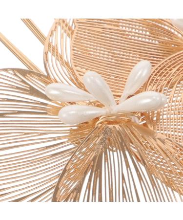 Baluue Flower Hair Comb Retro Hair Side Comb Bride Wedding Hair Comb Clips Flower Pearl Hairpins Headpiece for Women Wedding Prom - Buy Online on GoSupps.com