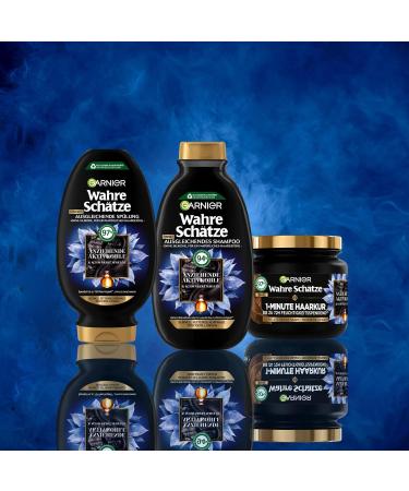 Garnier Skin Care Set for Oily Scalp & Dry Hair | Carbon Shampoo Rinse & Treatment | International Shipping Available - Buy Online on GoSupps.com