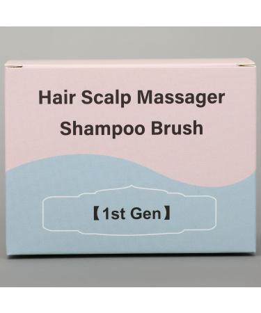 FREATECCH CHAUT Massage Brush Wet & Dry Shampoo Brush for Hair Growth & Scalp Care | Silicone Hair Root Stimulator | Dandruff Relief | Contemporary Purple Design - Buy Online on GoSupps.com