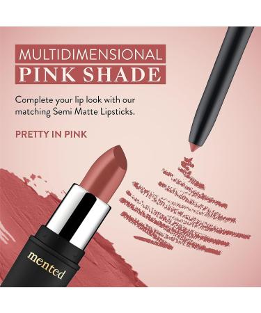 Mented Cosmetics Pink Lip Liner Pencil - Waterproof, Natural, Vegan & Cruelty-Free - Buy Online on GoSupps.com