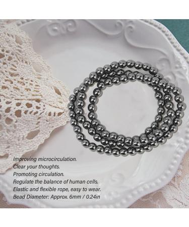 Penrux Terahertz Stone Bracelet - Power Energy Healing Straps with Terahertz Pearls Pain Relief & Balance Stylish Elastic Accessory - Buy Online on GoSupps.com
