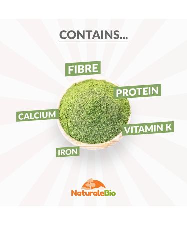 Organic Moringa Oleifera Leaf Powder - Premium Quality 200g - NaturaleBio - Buy Online on GoSupps.com