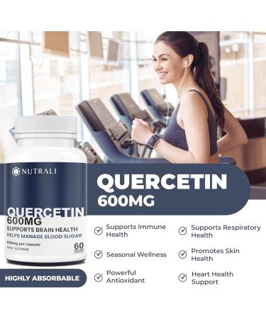 New HIGHEST POTENCY 1200mg QUERCETIN Capsules (2 x 600mg capsules) per serving Powerful Antioxidant Properties and Reduce Inflammation. Immune Health and Allergy Relief. Helps regulate Blood sugar levels Supplement for Women and Men Non-GMO Vegan Gluten F - Buy Online on GoSupps.com