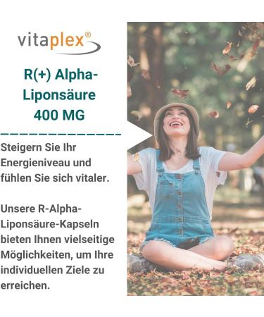Buy Vitamplex R (+) Alpha Lipoic Acid 400 mg - High Dose Gastrointestinal Capsules for Optimal Health | International Shipping Available - Buy Online on GoSupps.com